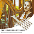 5x 7/10 String Pin Nails with Accessories for Lyre Small Harp Musical Instrument