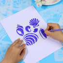 Wall Paint Ocean Sea Animal Painting Hollow Template 6x6Inch Creatures Stencil