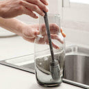 Silicone Cup Brush Cup Scrubber Glass Cleaner Kitchen Tool Long J4F2 X8I1