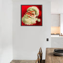 Handmade Smile Santa Claus 5D DIY Full Round Drill Drawing Kit Diamond Pain