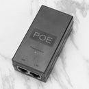 24V 0.5A 24W Desktop POE Power Injector Ethernet Adapter Surveillance CCTV