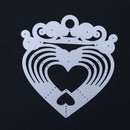 Hollow Heart DIY Scrapbook Embossing Craft Cutting Die Metal Stencils Gifts
