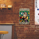 Gardener Cat Retro Metal Plate Tin Sign Plate Wall Art Home Decor Iron Painting