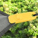 Outdoor Camping Tent Windproof Plastic Fixing Clip Clamp Awning Tarp Cord Buckle