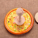 Baking Supplies Double Side Egg Tart Tamper Pastry Pusher Wooden Cake Tools