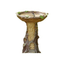 Bird Bath & Feeder Traditional Pedestal Free Standing Outdoor Table Garden S7M9