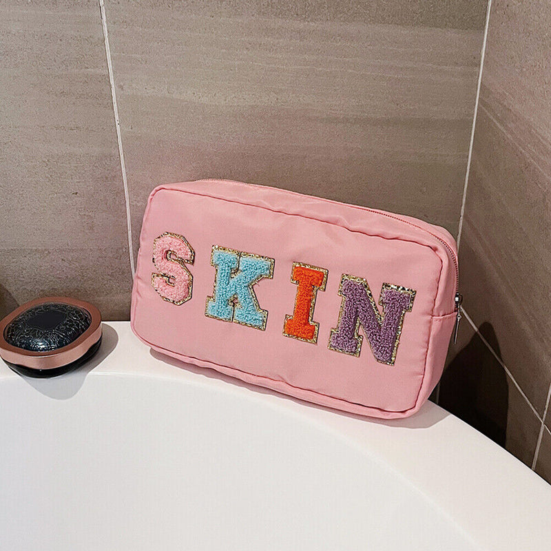 #A Casual Travel Organizer Waterproof Nylon Makeup Storage Organizer for Lady Gi