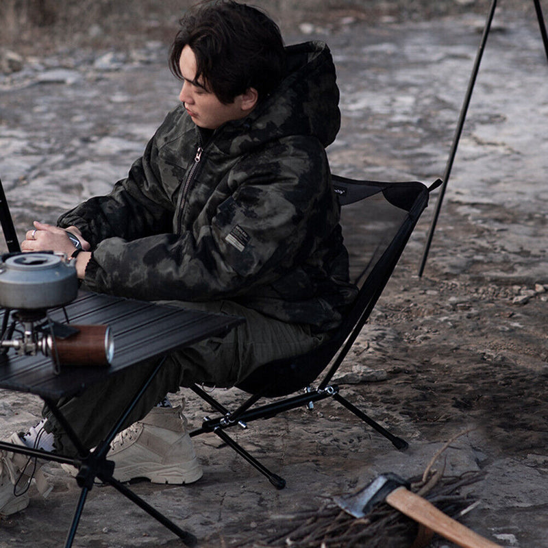 #A Ultralight Folding Chair Superhard High Load Camping Chair Hiking Picnic Seat