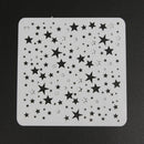 Star Theme Hollow Lace Ruler Embossing Template DIY Photo Album Draw Tool