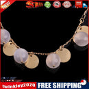 Fashion Bohemian Style Opal Beads Tassel Pendant Clavicle Chain Necklace