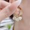 Women Wedding Party Opal Ear Stud Lily of The Valley Drop Earrings Earrings