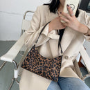 Women Animal Printed Handbags Lady Casual Zipper Shoulder Totes Underarm Bags
