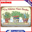 Fresh Herbs Retro Metal Plate Tin Sign Poster Plate Wall Art Decor Accessories