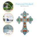 DIY Diamond Painting Cross Pendant Mosaic Hanging Wall Home Decorations Gifts