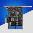 U3N014S PW4 Desktop Front PCIe Transfer USB3.0 19PIN Interface Adapter Card