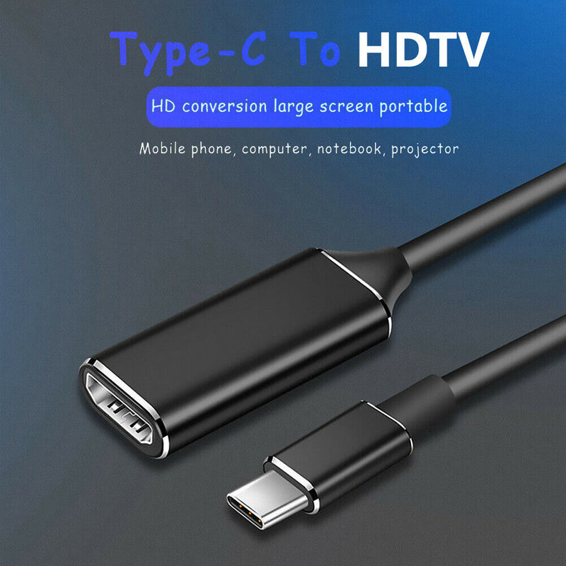 USB 3.1 USB-C to HDMI Adapter Male to Female Converter Adapter Cable for Laptop