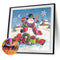 Full Round Drill Diamond Painting 5D Christmas Snowman Kit Poster (LD582) Newly