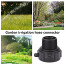 Plastic IBC Tank Fittings Coarse Threaded Cap Water Tap Adapter (2x1+1/2) Newly