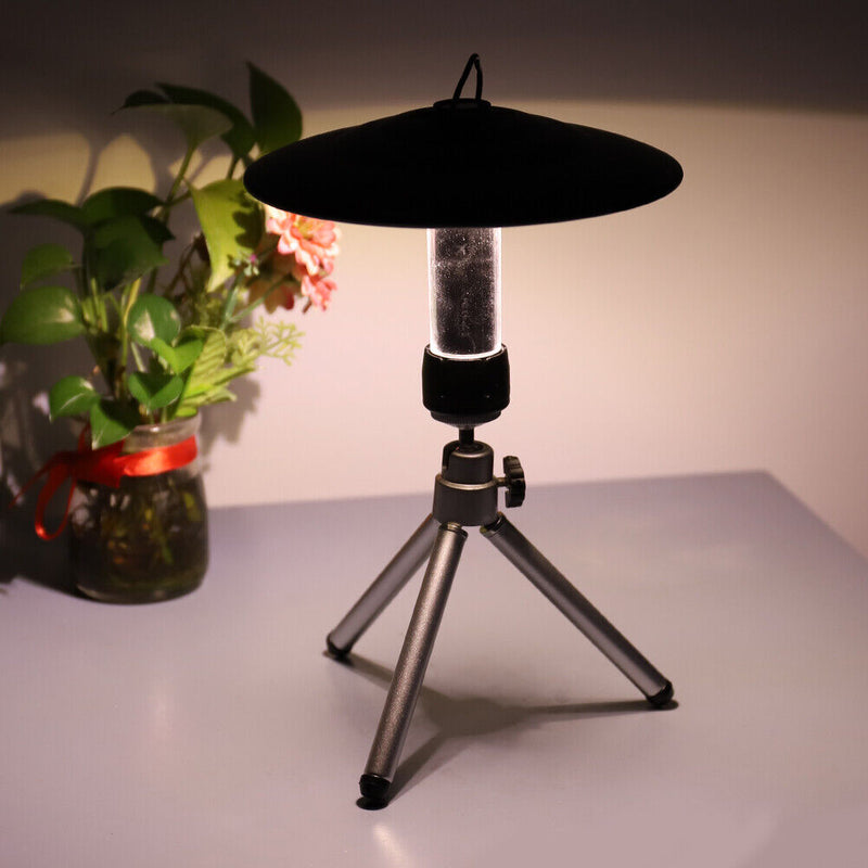 #A Outdoor Lantern Tripod Stand Camping LED Lampshade for Black Dog ESLNF Goal Z