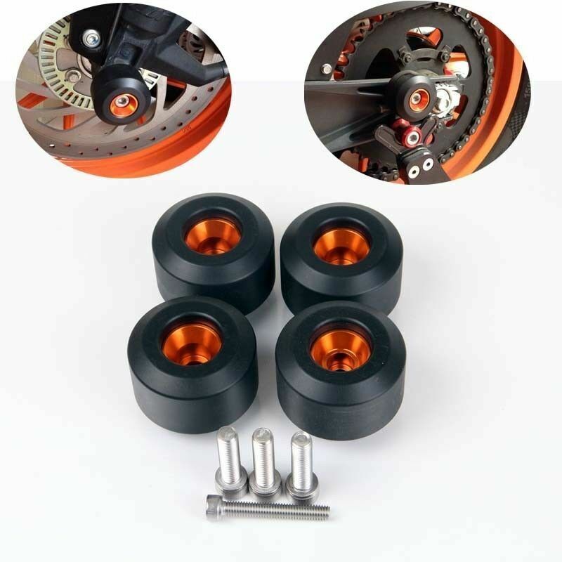 Front Rear Fork Wheel Frame Slider Crash Protector For KTM 125 200 390 Duke & RC