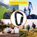 12KN Outdoor Climbing Backpack Carabiner Lightweight Hanging Clasp (Black) Newly