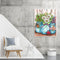 Glass Bottle Flower Oil Paint By Numbers Kit DIY Home Decoration Gift Wall