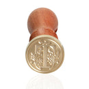 Sealing Wax Classic Initial Wax Seal Stamp Alphabet Letter T Retro Wood