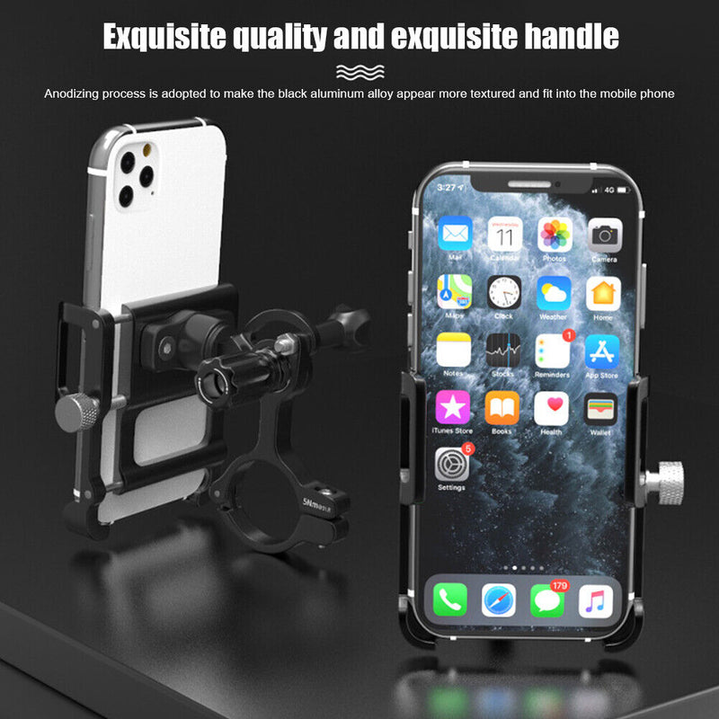 Electric Bicycle Phone Holder Motorcycle 360 Degree Rotating Bracket Brackets