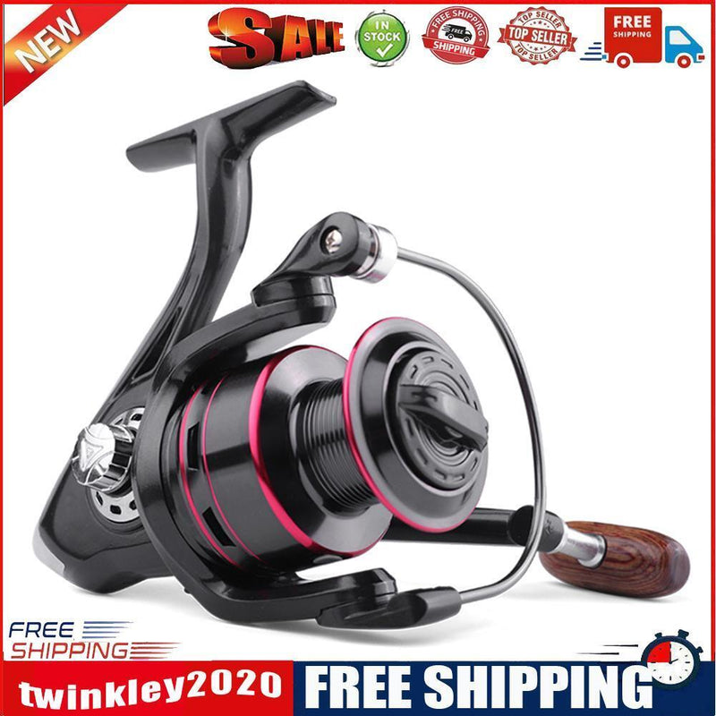 Wooden Handle Spinning Fishing Reel 8kg 12BBs Spool Fish Wheel (HC3000)