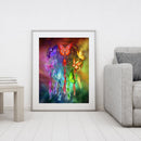 40x50cm Colorful DIY Paint By Number Kit Dream Catcher Butterfly Decoration Gift