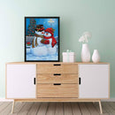 5D DIY Diamond Painting Full Square Drill Cartoon Snowman Wall Decor Rhinestone