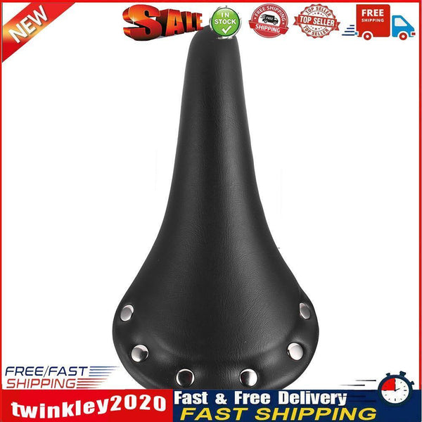 Bicycle Saddle Leather Soft Bike Seat Cover Mat MTB Bike Cushion (Black) Newly