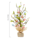 Easter Egg Tree - Pre-lit LED Tabletop Centerpiece Ornaments for Decor (4)