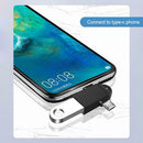 2 in 1 OTG Adapter USB 3.0 to Type C Micro USB Male Connector Aluminum Alloy
