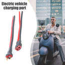 1 Pair E-Bicycle Lithium Battery T Type Connector Charger Wire Cable Plug  Newly