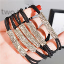 Bands Bracelets for women Rhinestone Hair Ties Hair Accessories Ponytail Hair