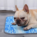 #A Pet Ice Silk Cool Bed Summer Dog Cooling Mat Washable Breathable Sleeping Pad