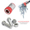 6.35mm Metal Hex Shank Electric Screwdriver Magnetizer Ring Removable Bit