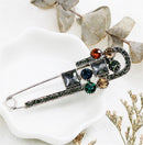 Safety Scarf Clothing Accessories Brooch Pin Alloy Rhinestone For Women|Girls
