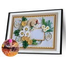 5D Part Special Shaped Drill Diamond Painting Flowers Mosaic Kitd Wall Art
