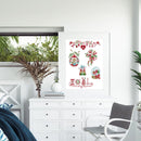 Full Cross Stitch Christmas Needle Kit Cotton 2 Beaches Stamped Art Home Decor