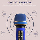 WS-898 Karaoke Bluetooth-Compatible Microphone Wireless Sing Mic Kit (Blue)