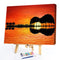 Canvas Painted Oil Paint By Numbers Guitar Scenery DIY Home Wall Art Decor
