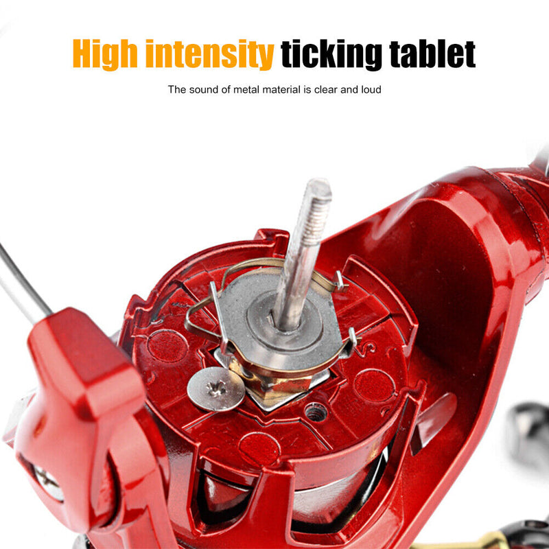 Fishing Reel 6.2 1 5+1BB Metal Spool Spinning Wheel Drag System (LT2500) Newly