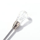 Stainless Steel Mixing Spoon Melted Wax Pills Bead Stirring Stick (White)