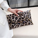 Women PU Leather Large Day Clutches Ladies Casual Printing Handbags Envelope Bag