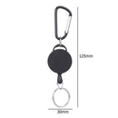 Safety Anti-lost Rope Burglar Retractable Keyring Keychains for Camping