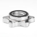 Lifting Standard Hex Nut Barbell Bar Solid Steel Spin-lock Dumbell Clamps Newly
