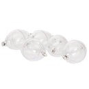 5pcs Bubble Floats Hollow Ball Fishing Floating Buoy Bobber (Clear White)