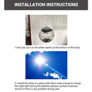 Floating Fountain Lights Pond Light LED Lamp Solar Powered Floating Lights